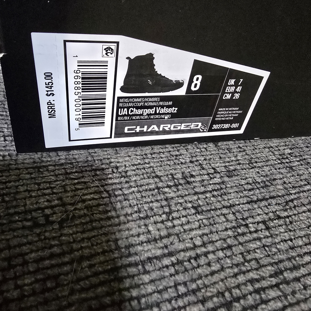 Under Armour Black Tactical Boots Sz 8 - Picture 3 of 6